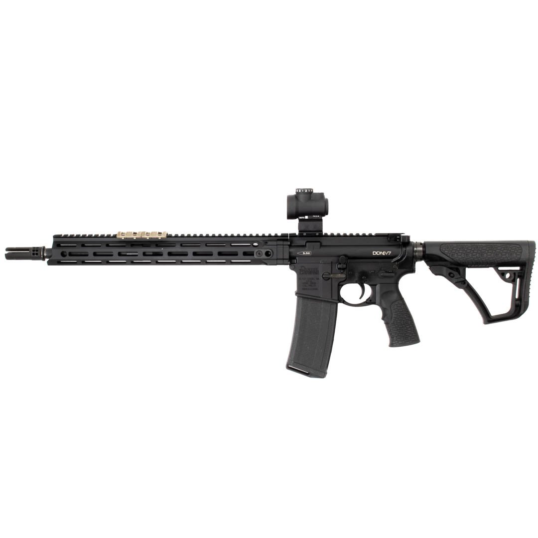 DANIEL DEFENSE DDM4V7 + TRIJICON MRO, SUREFIRE WARCOMP